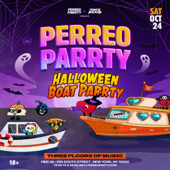 PERREO PARRTY BOAT PARRTY (18+) - Halloween NYC Yacht Cruise — event image