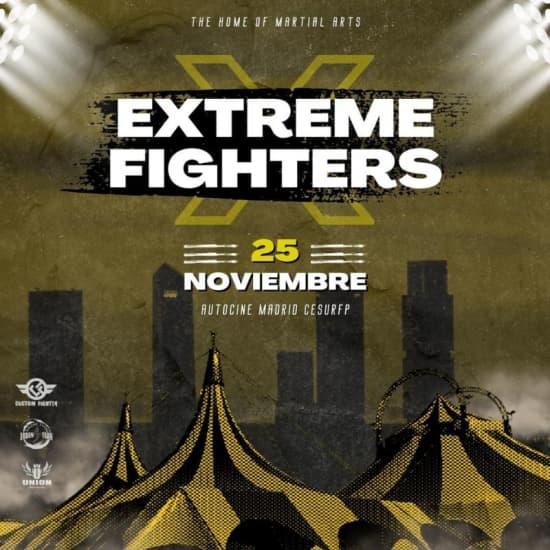 Extreme fighters: velada de boxeo en Autocine Madrid Cesur FP