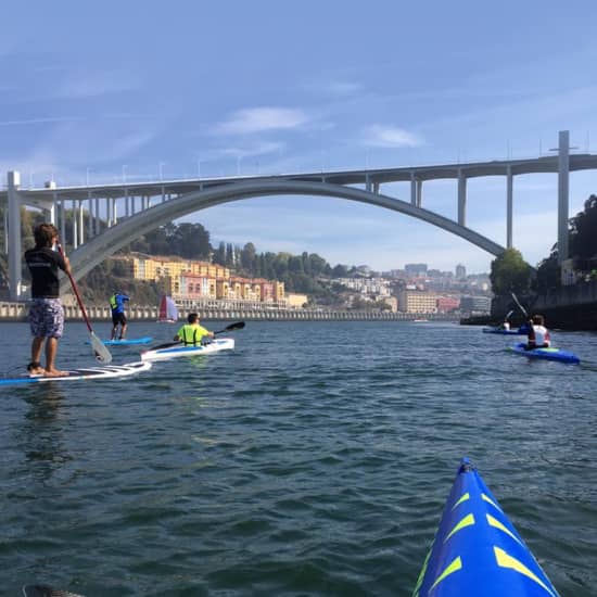 Aula de Kayak ou Paddle em grupo na Douro Academy