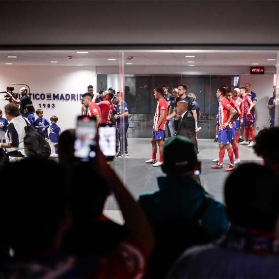 Atlético de Madrid: Experiencia túnel de vestuario + partido