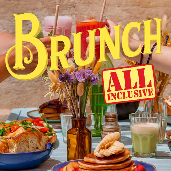 Brunch all inclusive : buffet, boissons et cocktails !