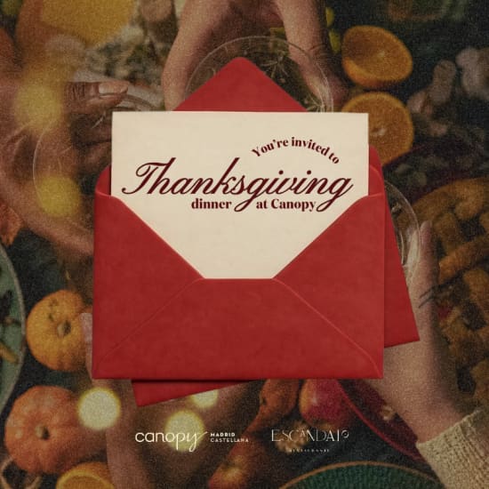 THANKSGIVING DINNER en el hotel Canopy Madrid Castellana