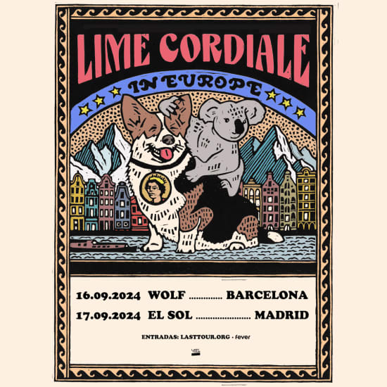 Lime Cordiale en Sala Wolf, Barcelona 2024