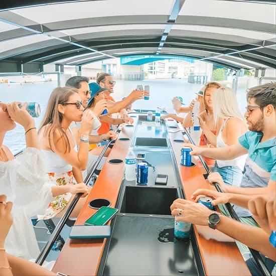 2-Hour Houston Pedal Party Barge with a Licensed Captain