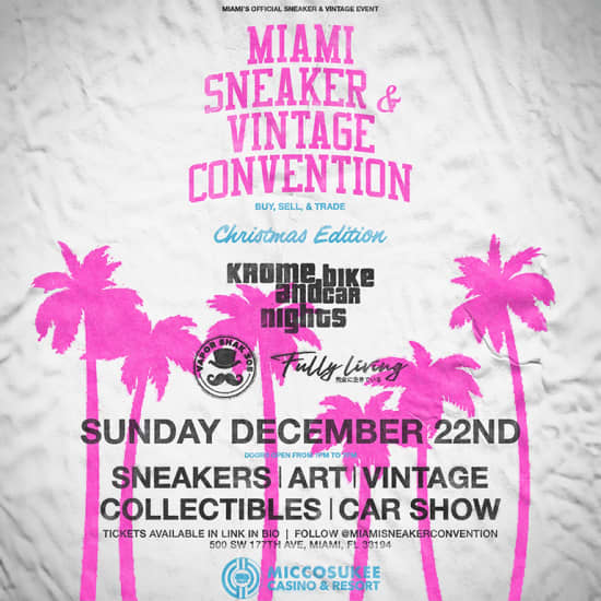 ﻿Miami Sneaker & Convención Vintage