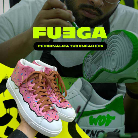 Fuega Lab: Taller de personalización de sneakers