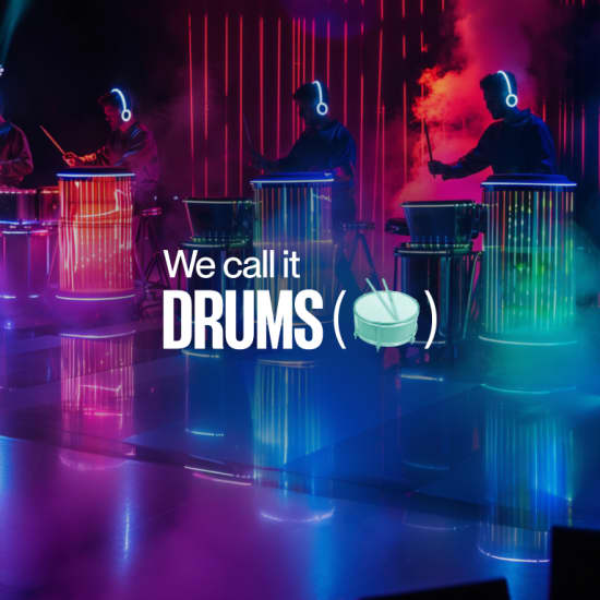 We call it Drums: Bandas Sonoras de Películas en un Espectáculo de Percusión LED