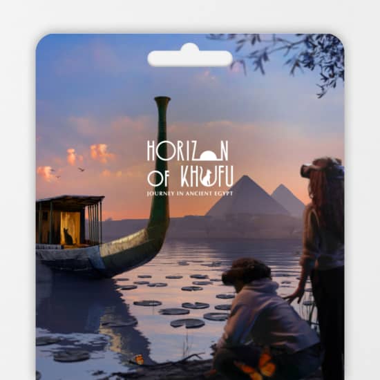 Horizonte de Quéops: Viagem ao Antigo Egito - Cartão-oferta
