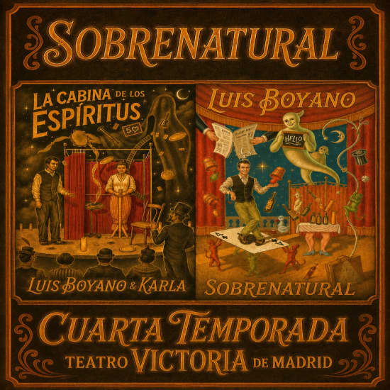 Sobrenatural - Espectáculo de magia y mucho humor - Teatro Victoria de Madrid
