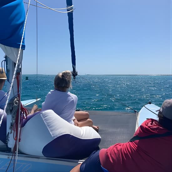 Private Catamaran: Snorkel, Swim & Crab Island Tour 3hrs