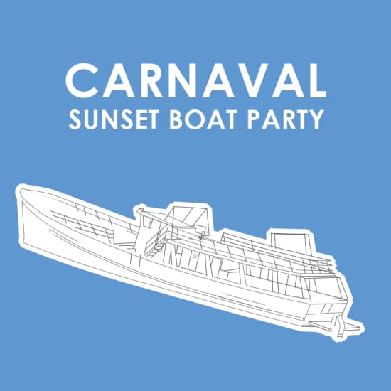 Carnaval Sunset Boat Party com bar aberto
