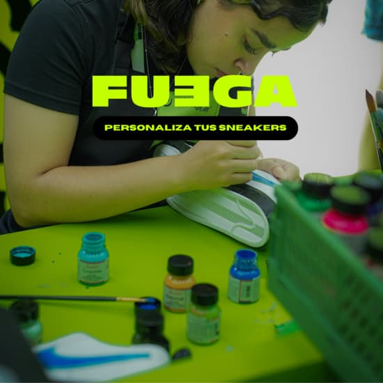 Fuega Lab: Taller de personalización de sneakers