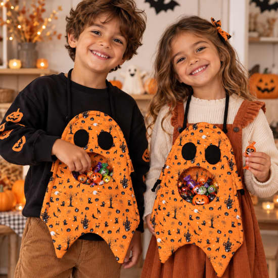 Taller de costura: bolsa para caramelos Halloween