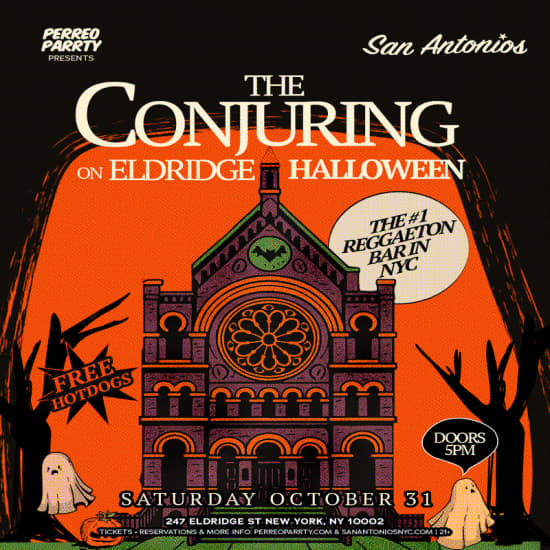The Conjuring On Eldridge Halloween Parrty at San Antonios Reggae — event image