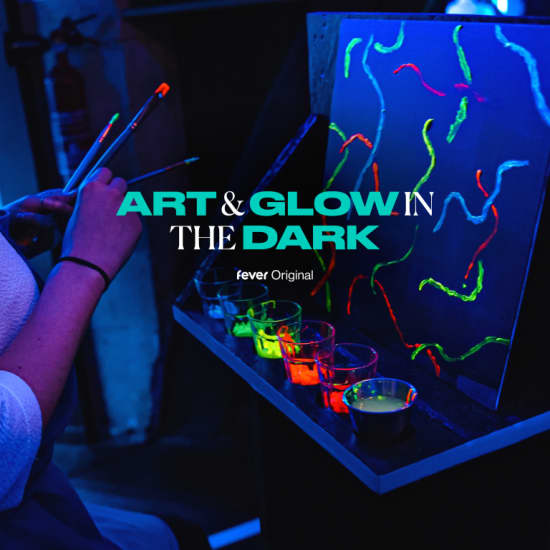 Art and Glow in the Dark: Paint & Sip Workshop in the Dark