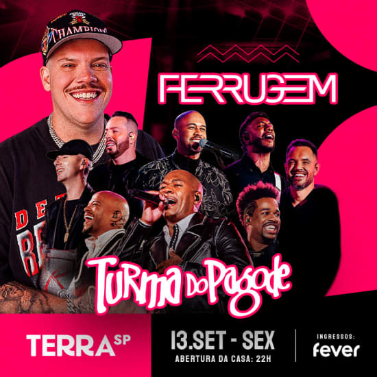 Show de Ferrugem y Turma do Pagode en Terra SP