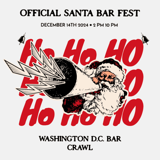 DC Official Santa Bar Fest Dupont Circle