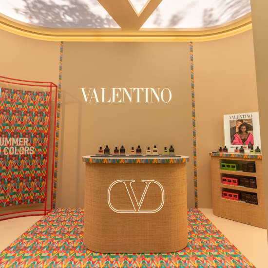 Valentino beauty: pop-up store de perfumes