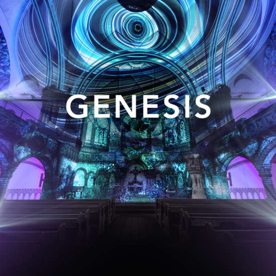 Genesis, eine immersive Lichtshow in Berlin