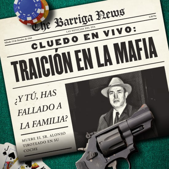 Cluedo en vivo: traición en la mafia en Madrid