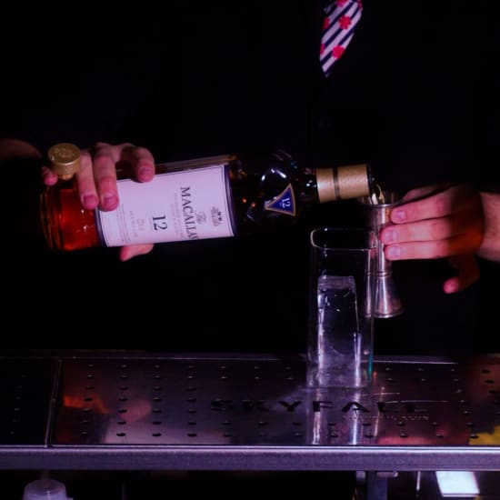 ﻿MACALLAN whisky tasting from the heights at the Skyfall cocktail club