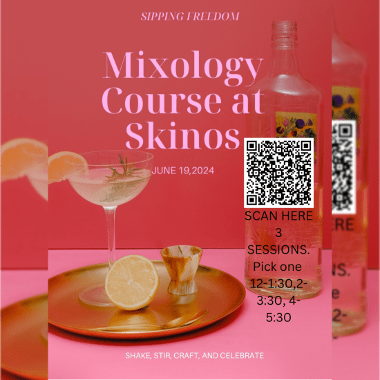 ﻿Curso de Mixología en Skinos