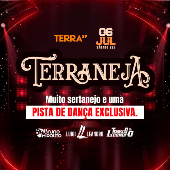Show Terraneja com Bruno Hipólito, Luigi & Leandro e Tchesco & Leandro