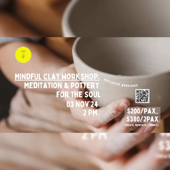 Mindful Clay Workshop: Meditation & Pottery for the Soul