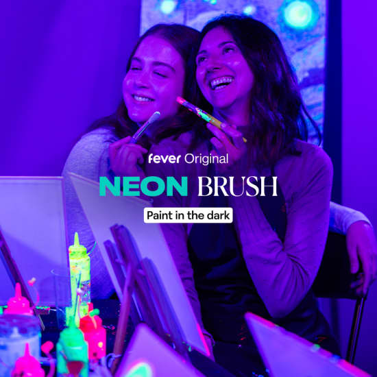 Neon Brush: Sip and Paint Workshop in the Dark