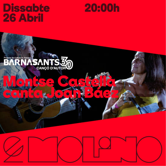 Barnasants: Montse Castellà canta Joan Baez en El Molino