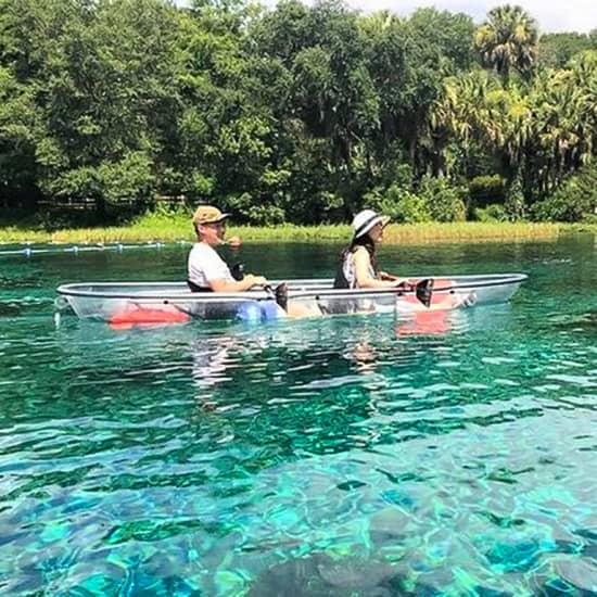 Small Group Clear Kayak Eco Tour of Rainbow Springs