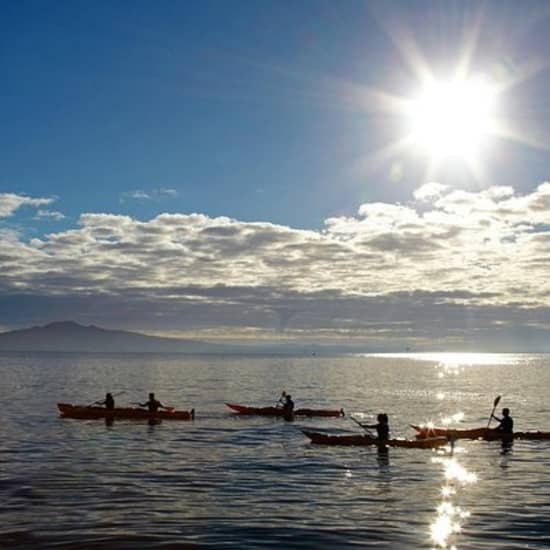 Sunset kayak tour to Rangitoto Island