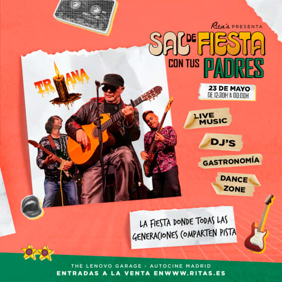 Sal de fiesta con tus padres by Rita's