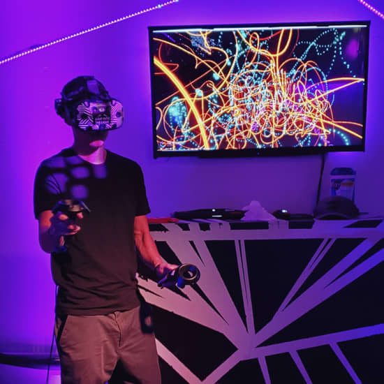 Paint and Sip in Virtual Reality