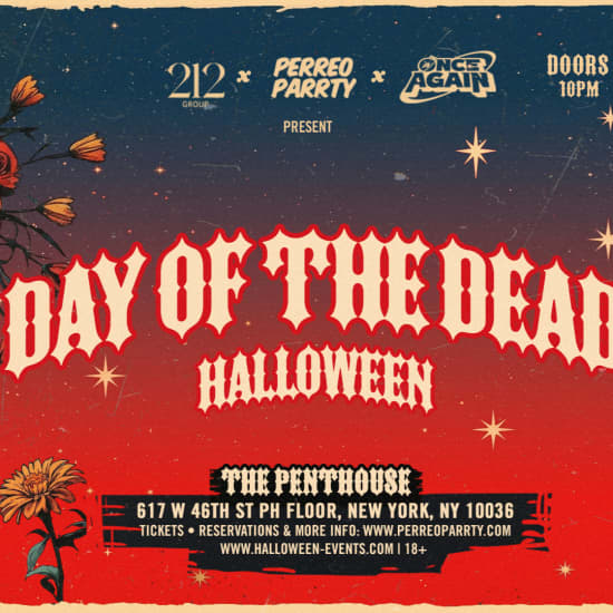 Imagem do evento Day Of The Dead: Halloween Dance Party | The Penthouse