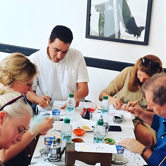 Atelier de calligraphie arabe à Marrakech