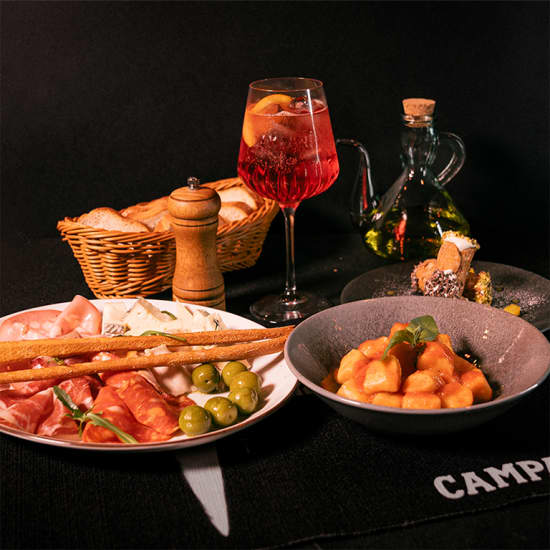 ﻿Dinner inspired by The Godfather with Campari Spritz