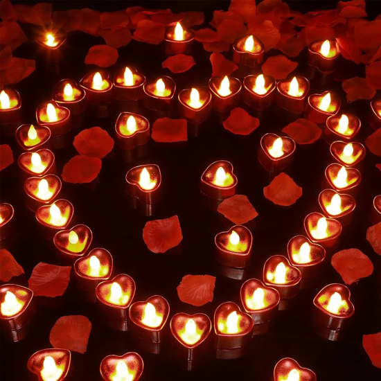 Valentine's Piano by candlelight