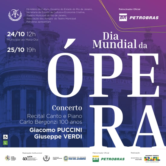 Concerto – Dia Mundial da Ópera , Recital Canto e Piano