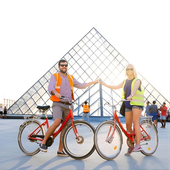 Visite guidée à vélo de Paris la nuit, la ville des lumières