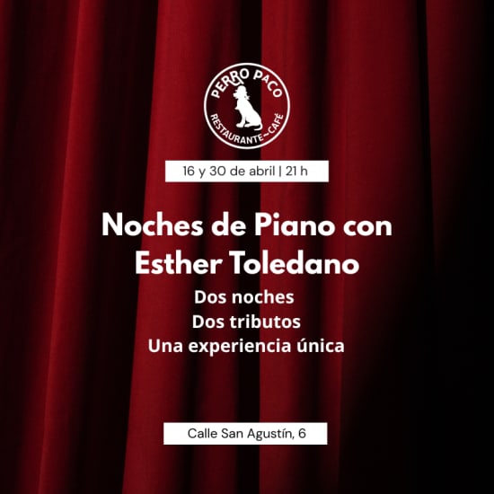 Noches de Piano con Esther Toledano 🎹✨