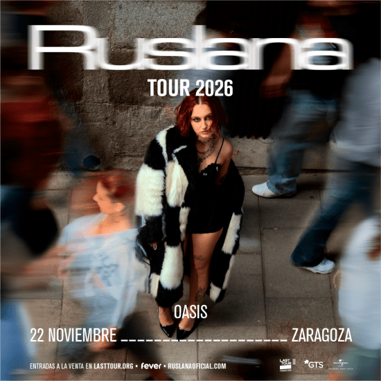 Ruslana en Sala Oasis, Zaragoza 2026