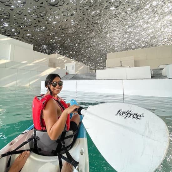 Kayaking in the Louvre Abu Dhabi