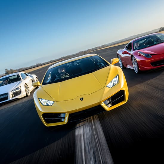 Supercar Drive with Lamborghini, Ferrari, Porsche and more!