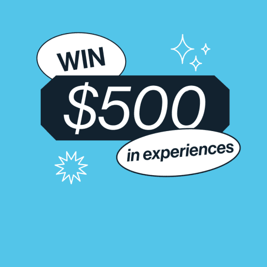 Win $500 in experiences - Giveaway