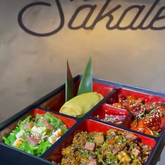 Menú BentoBox Especial de Navidad en Sákale