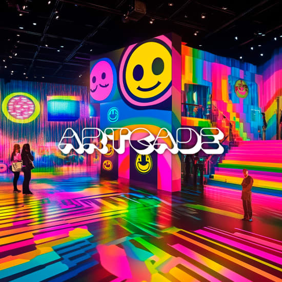 Affiche ARTCADE – Le Terrain de Jeu Interactif Ultime