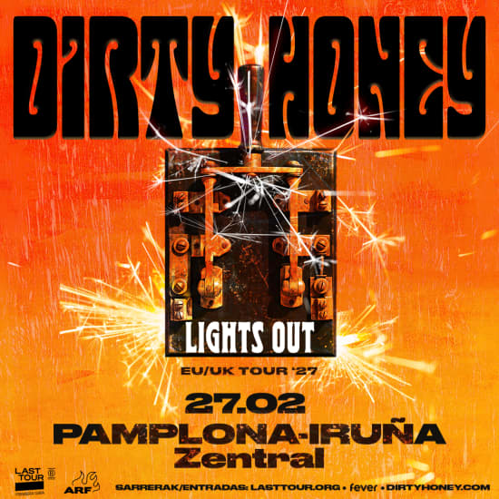 Dirty Honey en Zentral, Pamplona 2027