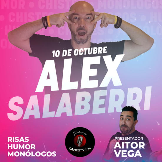 Jueves de Monólogos con Alex Salaberri + cena en Teatro Las Vegas