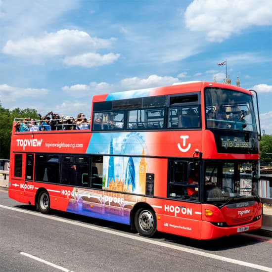 48-Hour Hop on Hop Off London Bus Tour with Thames River Cruise